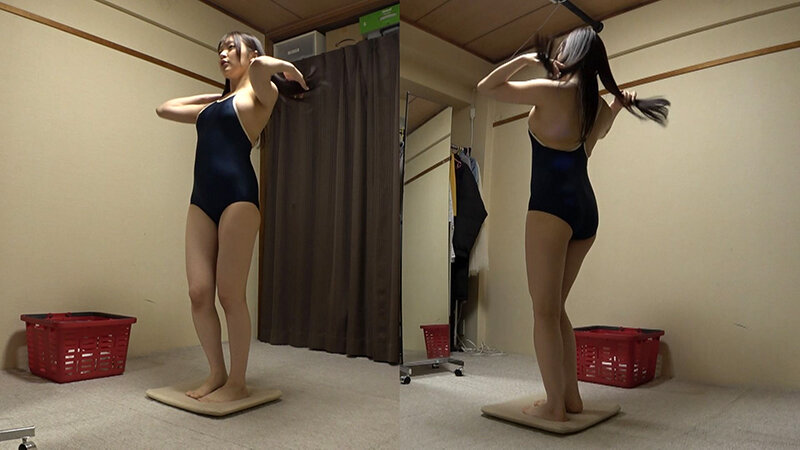 及川莉央 濡れてテカってピッタリ密着 神スク水 可愛い女子のスクール水着姿をじっとりと堪能！着替え盗撮から始まり貧乳から巨乳にパイパン、ハミ毛、ジョリワキ等のフェチ接写やローションソーププレイやスク水ぶっかけ等を完全着衣で楽しむAV - サンプル画像 - 3