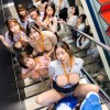 ボクのチ○ポは大盛況で女子社員がお昼休みに大行列！女子だらけの会社に男は清掃員のボク1人！昼休みは順番待ちしてまでボクのチ○ポをハメに来る… - サンプル画像 - 1