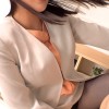 丸の内で働く美脚OLの皆さん！「童貞くんに直穿き黒パンスト素股でSEX教えてください！？」パンスト越しに3cm挿入しちゃうほどガチガチ童貞チ●ポに膣キュン「私が初めてでもイイ？」ビリっと破いて祝筆下ろし生挿入メモリアル中出し - サンプル画像 - 3