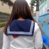円女交際 中出しoK18歳 恥かしがり屋のEカップむちむち優等性あいりと半中半外円光 百瀬あいり - サンプル画像 - 1